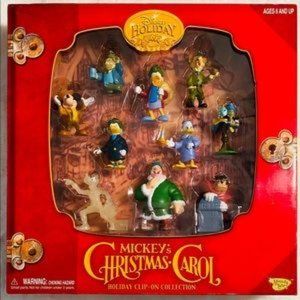 Disney's Christmas Carol Clip-Ons in Original Packaging